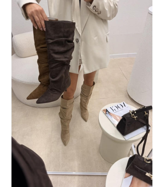 Elivina boots khaki - 7111