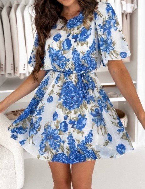 Berta dress blue - 2537