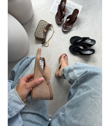 Marryli slippers Beige - XL-30