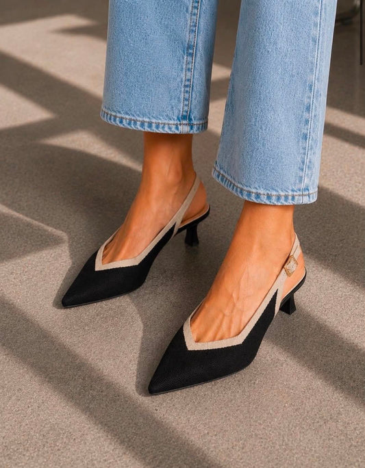 Tasla Slingback Black  - MM26