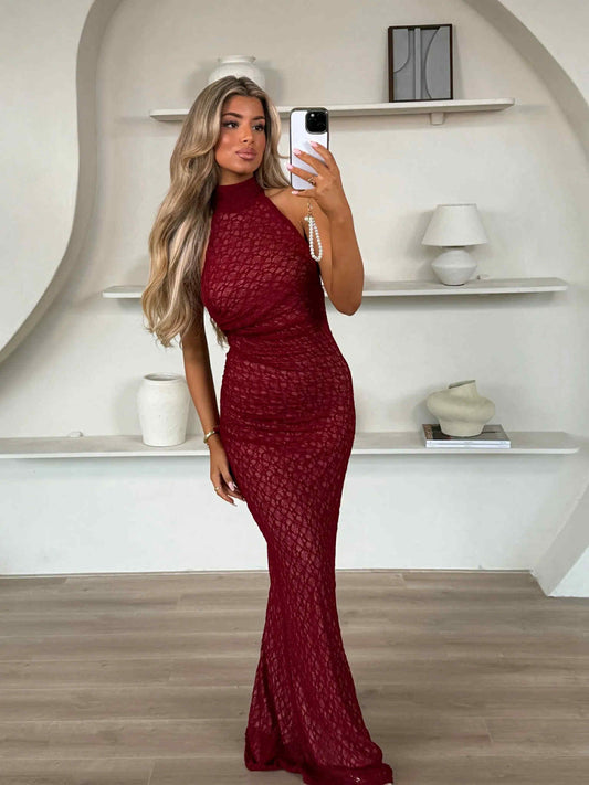 Erika lux dress bordeaux