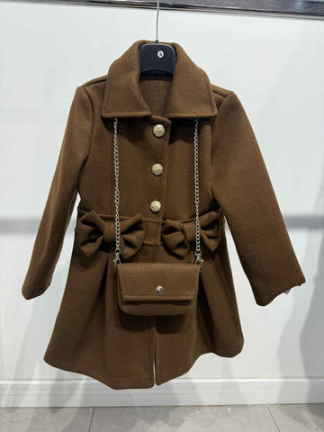 Mabel kids frakke camel - 112233