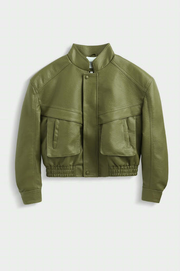 Belah jacket green - CV2202