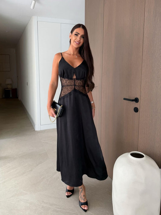 Blany lace dress Black - U30522
