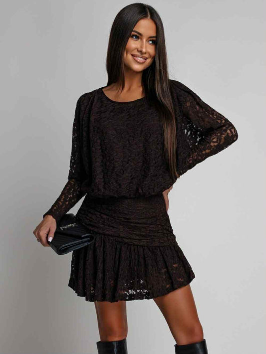 Simone dress brown- PS9298