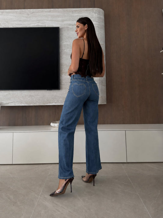 Arendse heart jeans light - MG1380