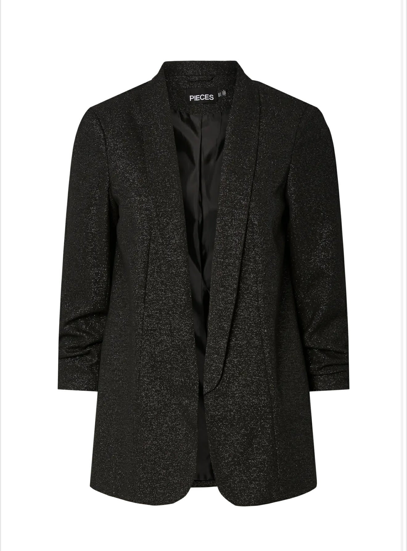 PCBOSELLA 3/4 GLITTER BLAZER golden 2626 fab25