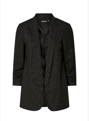 PCBOSELLA 3/4 GLITTER BLAZER golden 2626 fab25