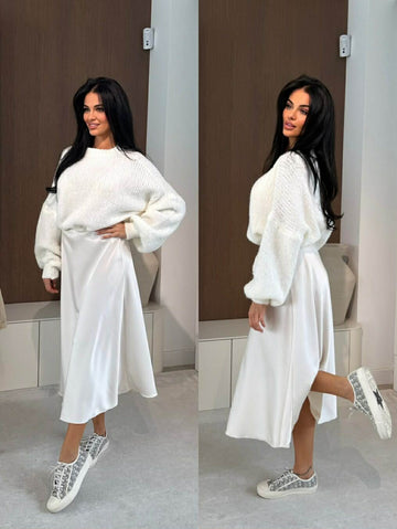 Daxa skirt beige  - WH53055
