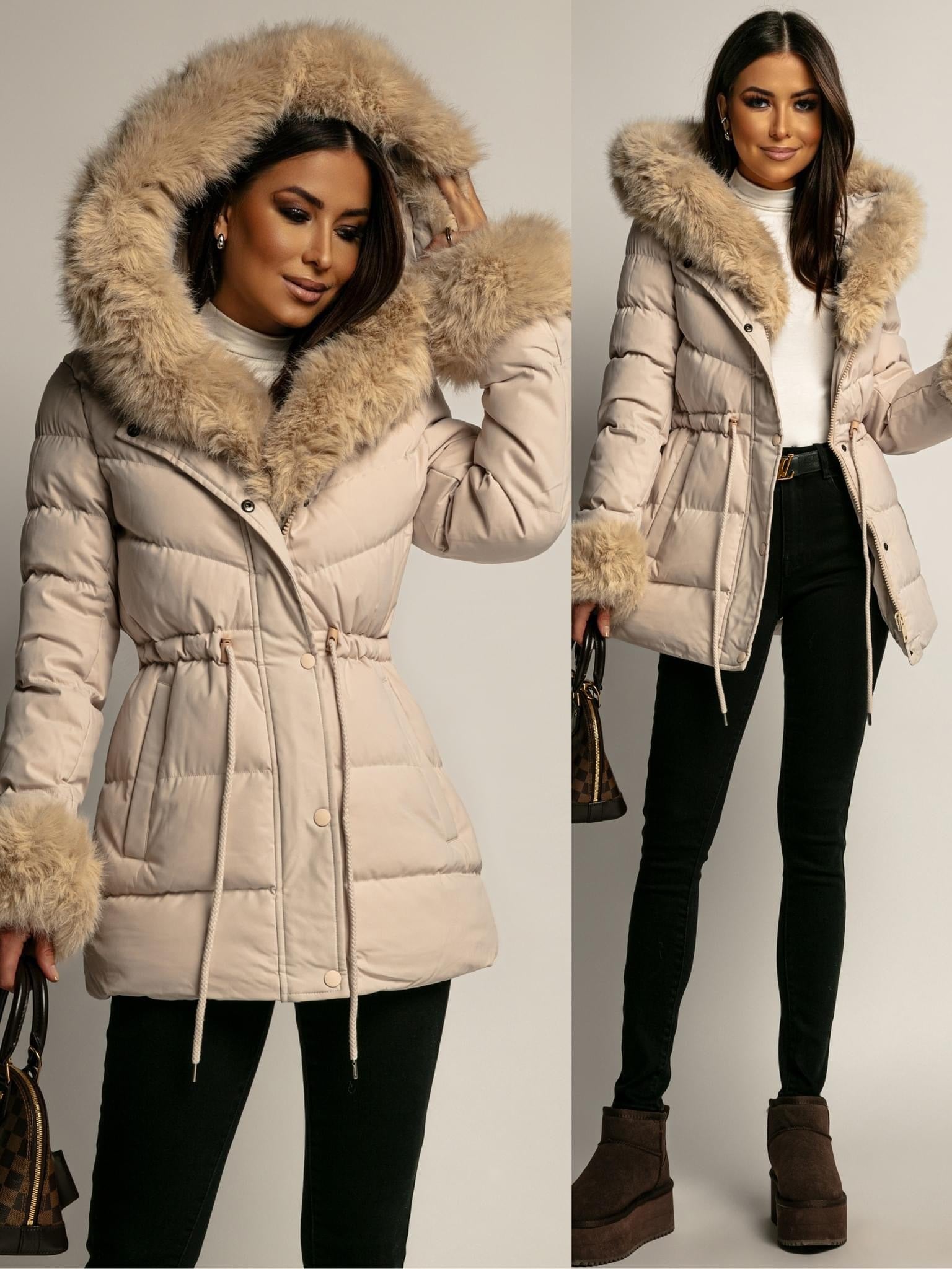 Maluaa winter jacket Beige - FC7589