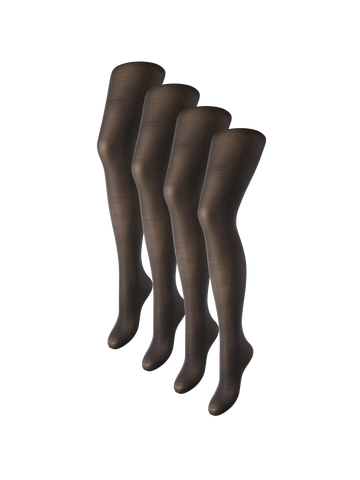 PCNEW NIKOLINE 20 DEN 4 PACK TIGHTS NOOS 556