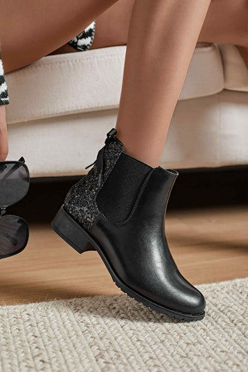 Senan glitter boots Black - M191-3