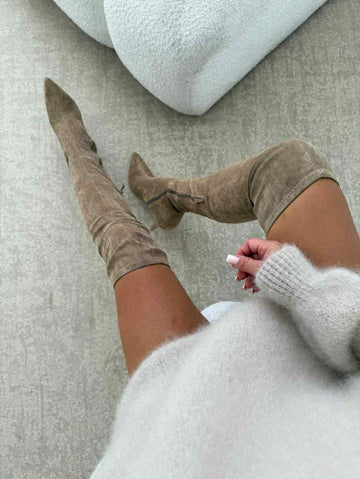 Eyline overknee khaki - H8-1000H