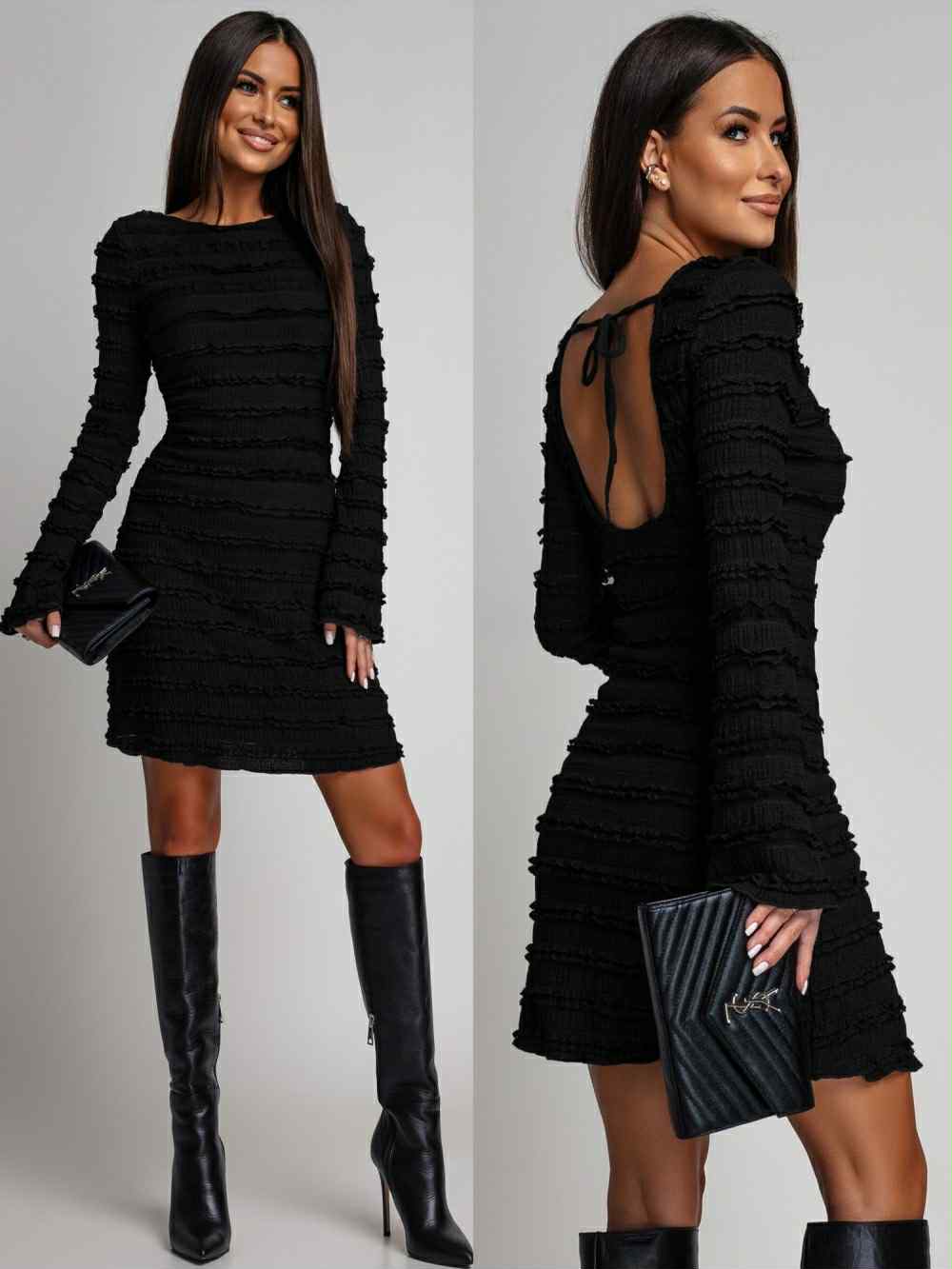 Petran dress Black - 25997
