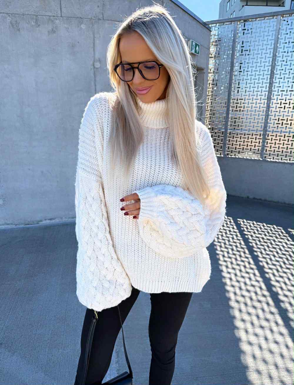 Stazy Knit beige - TV7100