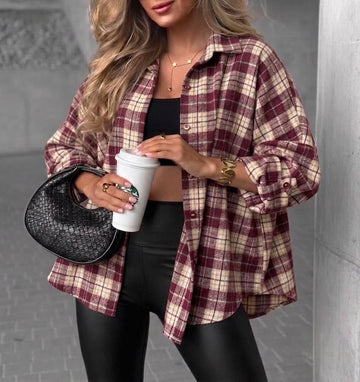 Dyveke shirt Bordeaux   - 9640A