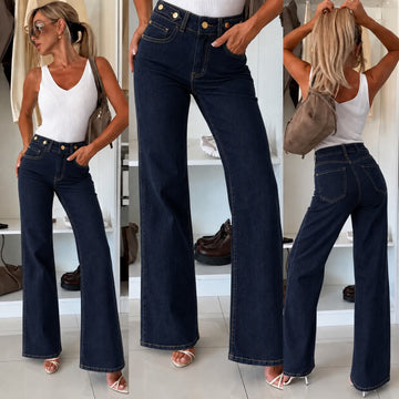 Nikola jeans dark blue  - Q194