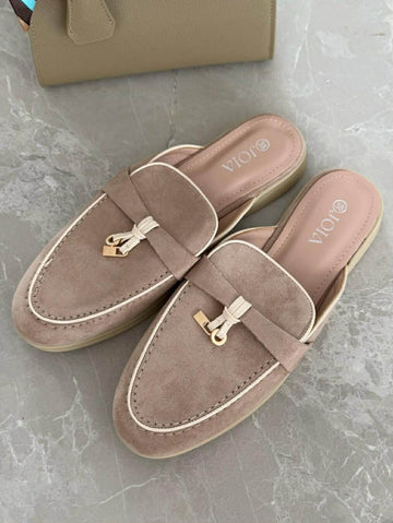 Viole slippers khaki   - H8-1105H
