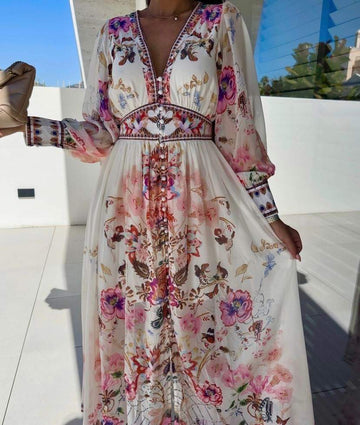 Xianna  flower dress - GD2952