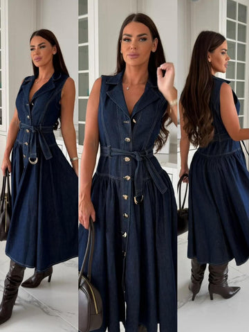 Rakael denim dress -