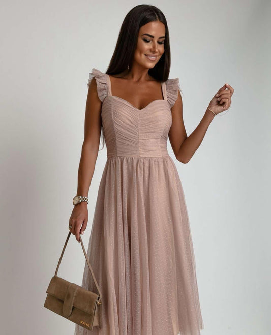 Aza dress nude - 20158