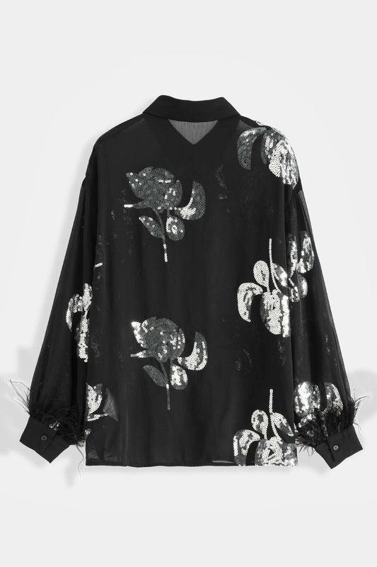 Pavla shirt silver - PS9806