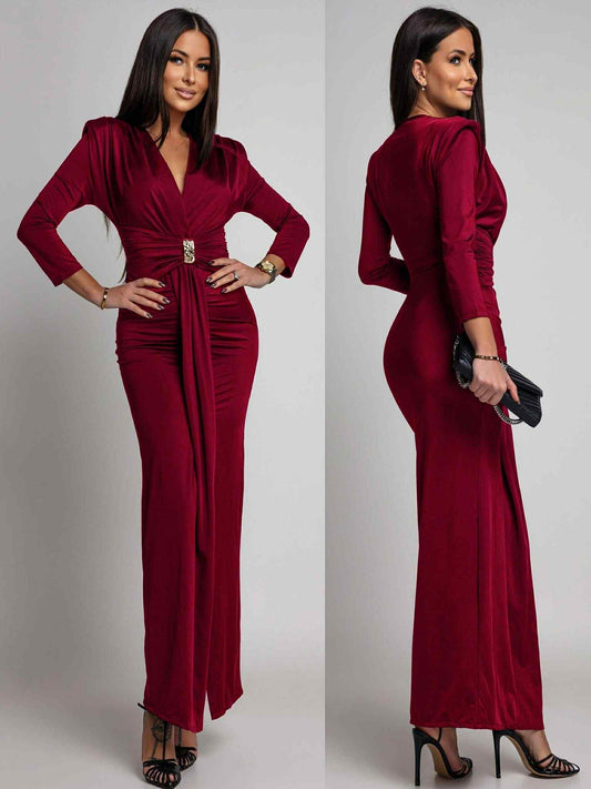 Ezlan dress Bordeaux - JRC27054