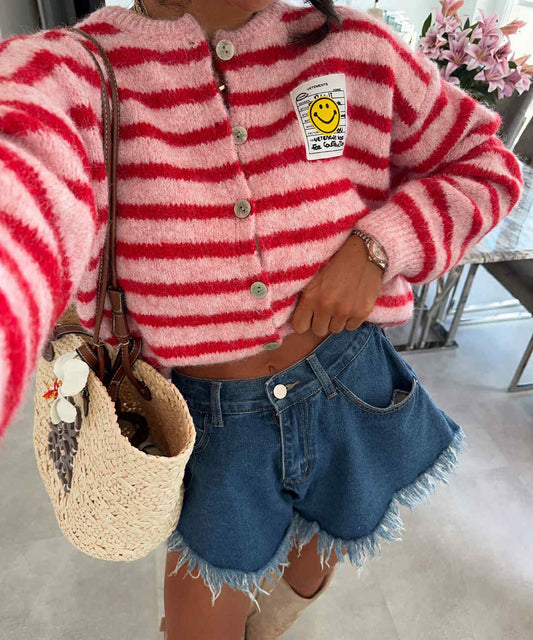 Rassia cardigan pink 51063