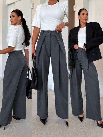 Bellamica pants grey  - M823