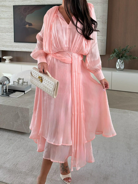Aliza dress rosa  - KR1281-6