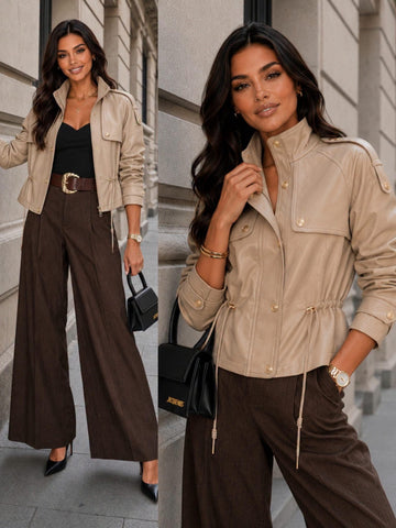 Alika jacket Beige - S6251