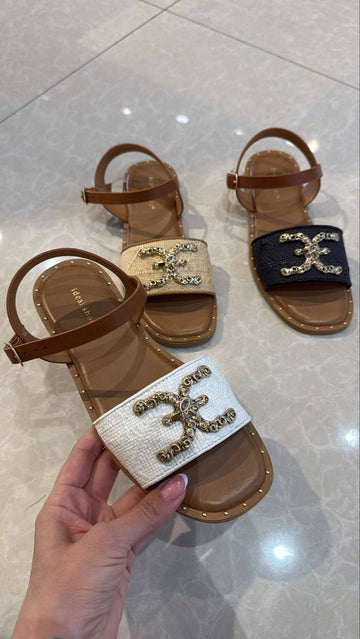 Chacha slippers White