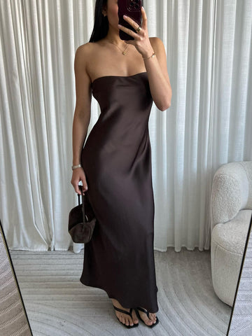Feah dress brown   - EP19690