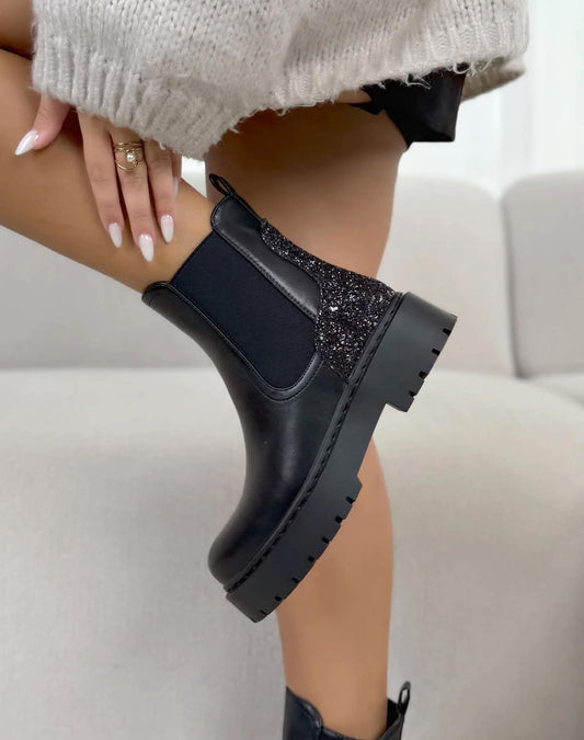 Surria glitter boots Black - HB318