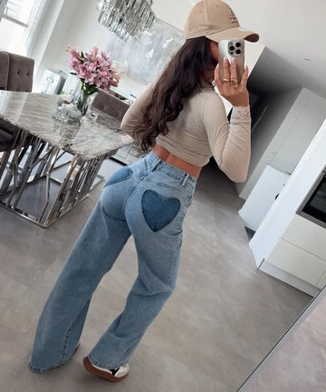 Wiqa heart jeans  - RD9109-5