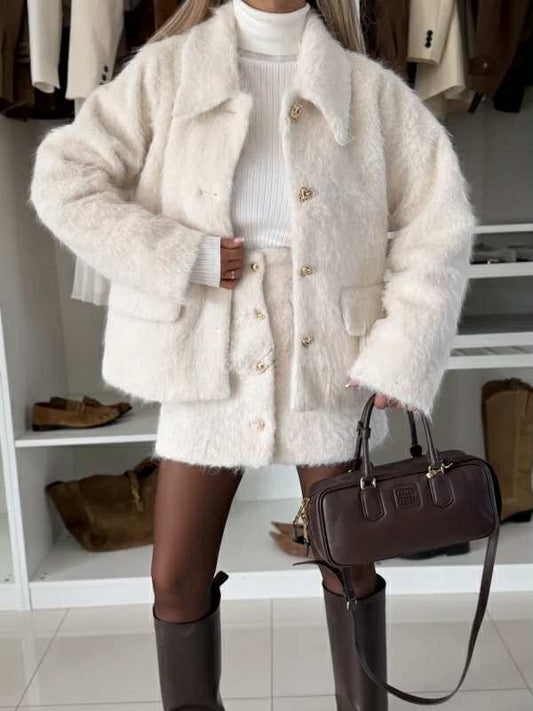Kylie skirt creme - 5958