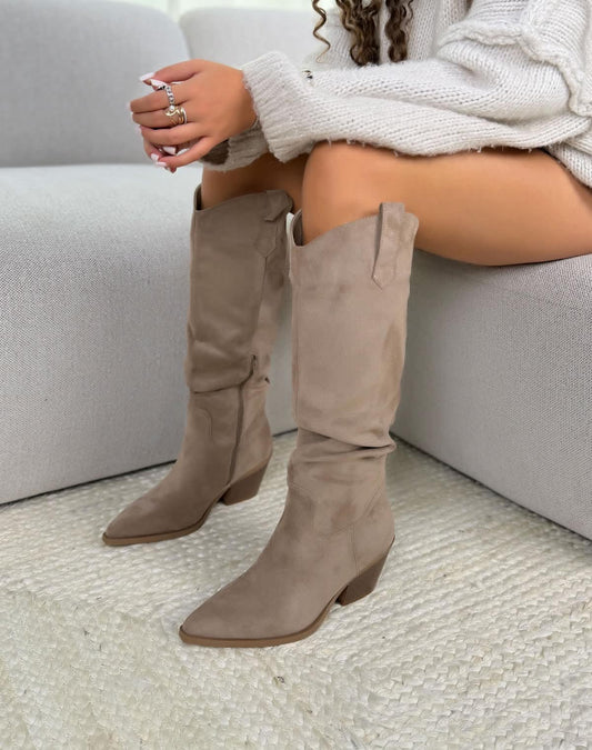 Ginah boots khaki  - 2589