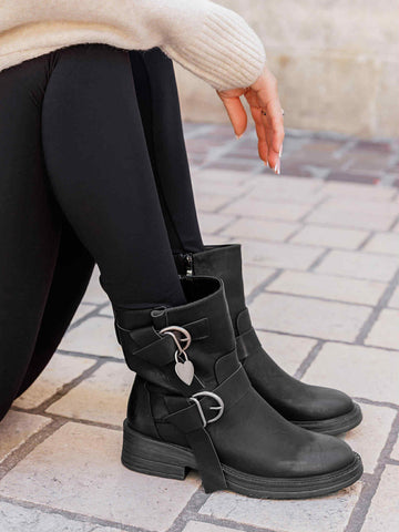 Franka heart boots black - 6355