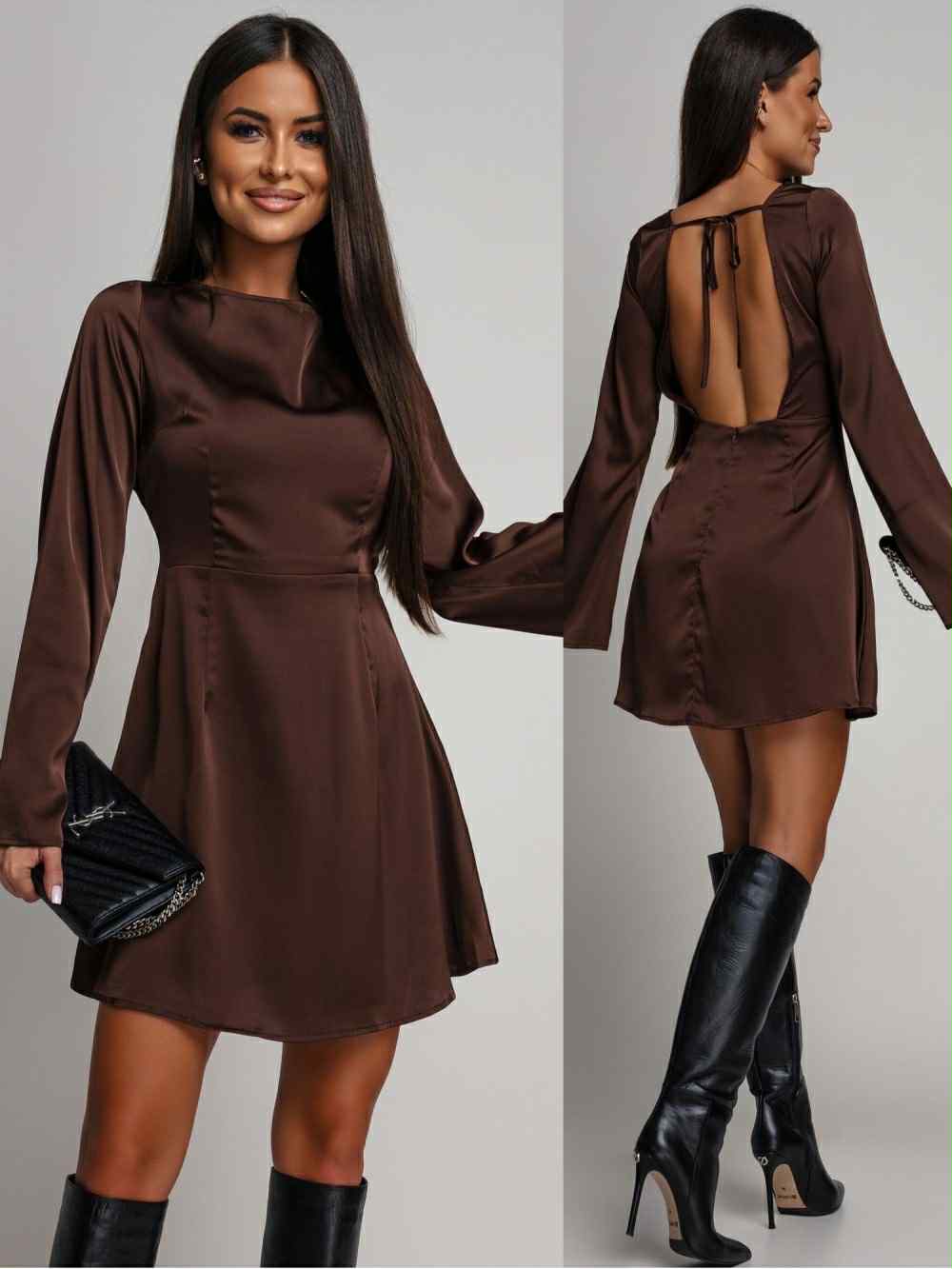 Beka dress choko - EP19568