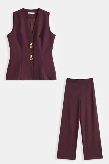 Malba 2-pieces Burgendy - PS9639AB