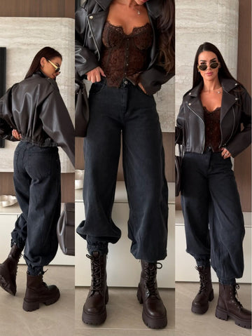 Tampla jeans Black  - C11390