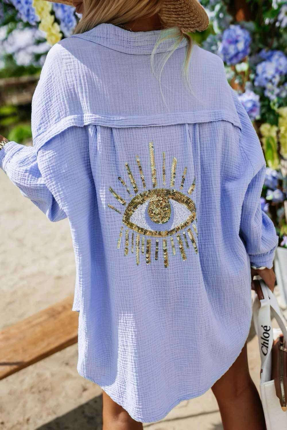Ebba shirt Blue -6622