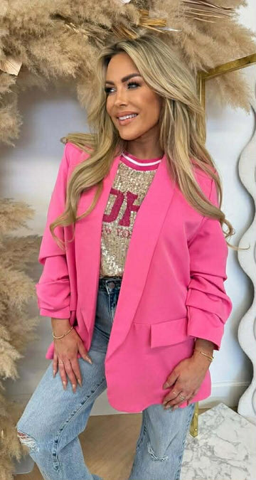 Drake blazer pink