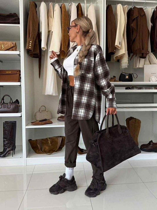Mariza shirt Brown - A20152