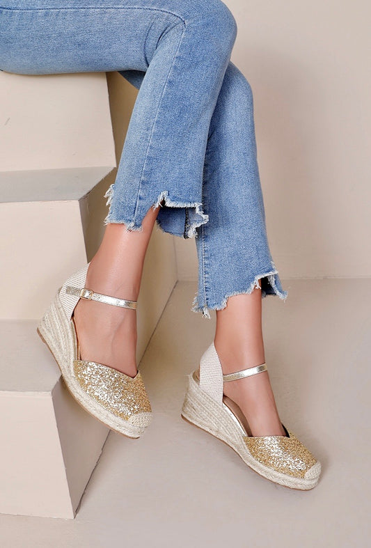Ovilina kilehæle gold glitter