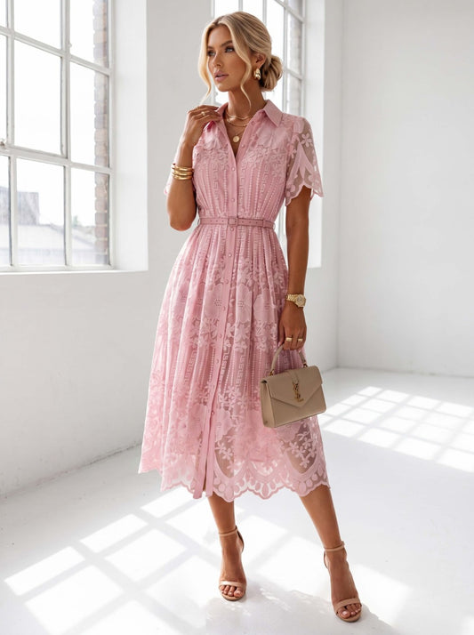 Lanty dress rose -W53846