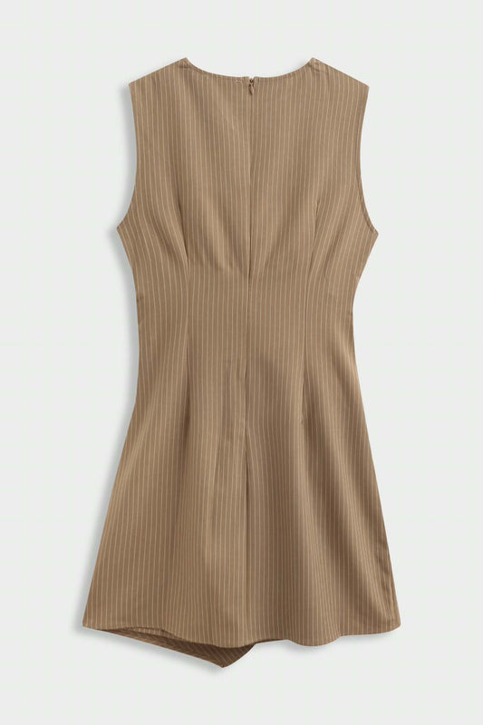 Klarin dress camel - PS9725