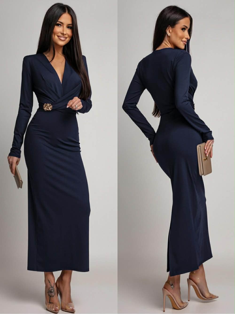 Lenova dress navy- C44029