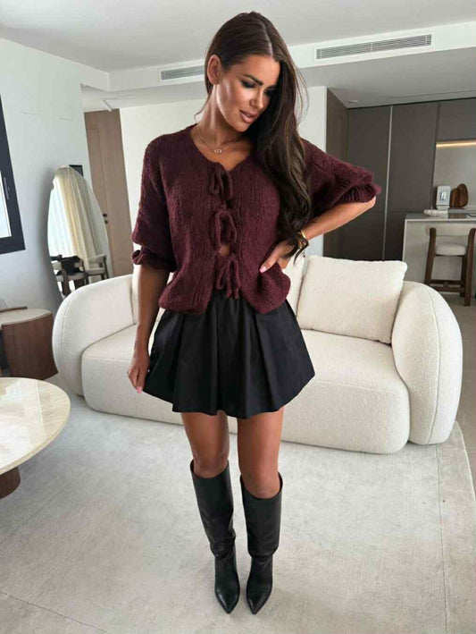 Tamera Knit Bordeaux