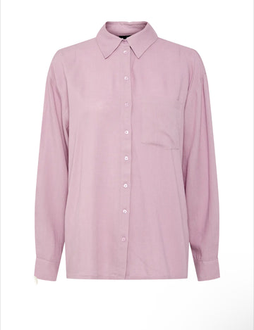 PCPIA LS LOOSE SHIRT WVN NOOS